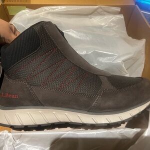 L.L. Bean Men's Dark Brown and Black Boots